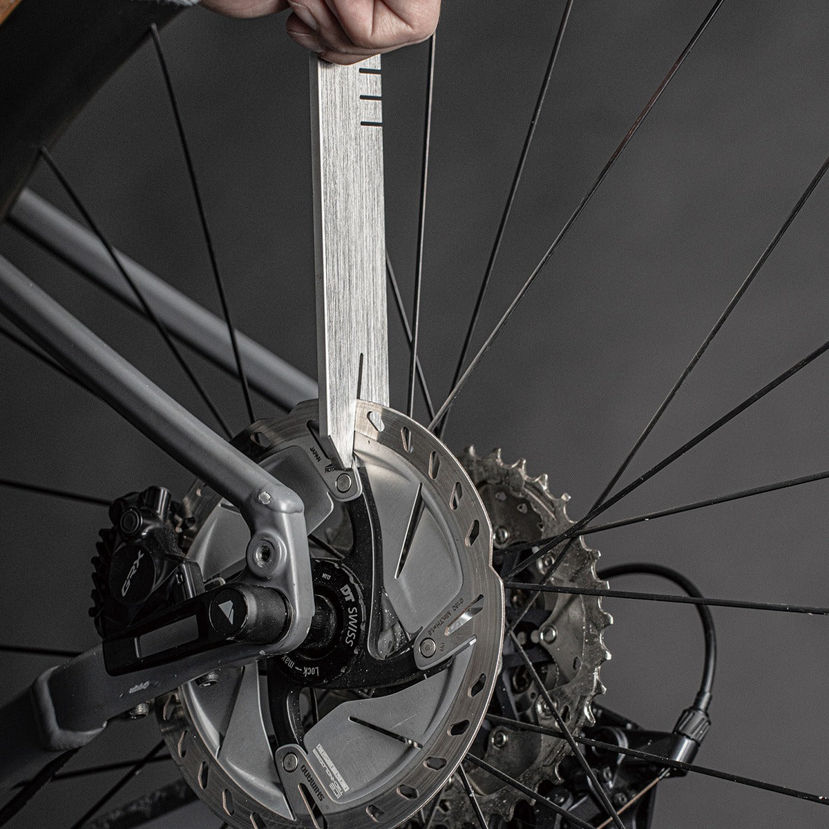 Kit de herramientas 3 en 1 para discos y pistones TOPEAK ROTOR TRUING TOOL