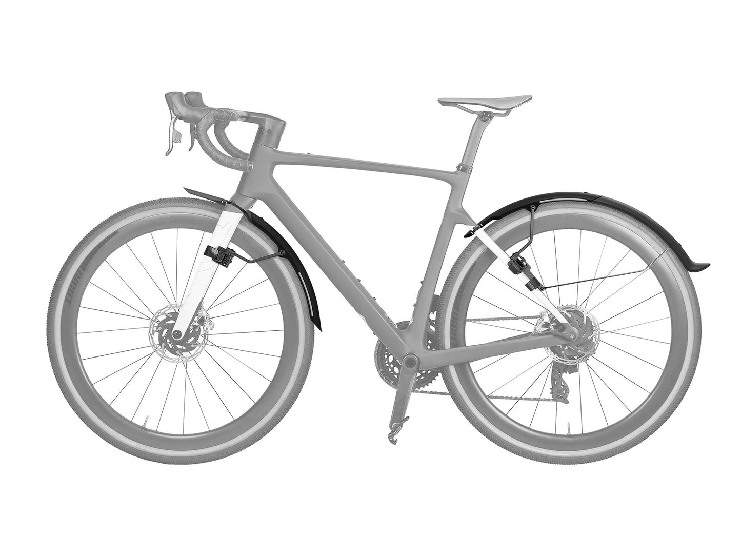 Par de guardabarros delanteros y traseros TOPEAK TETRAFENDER G1-G2