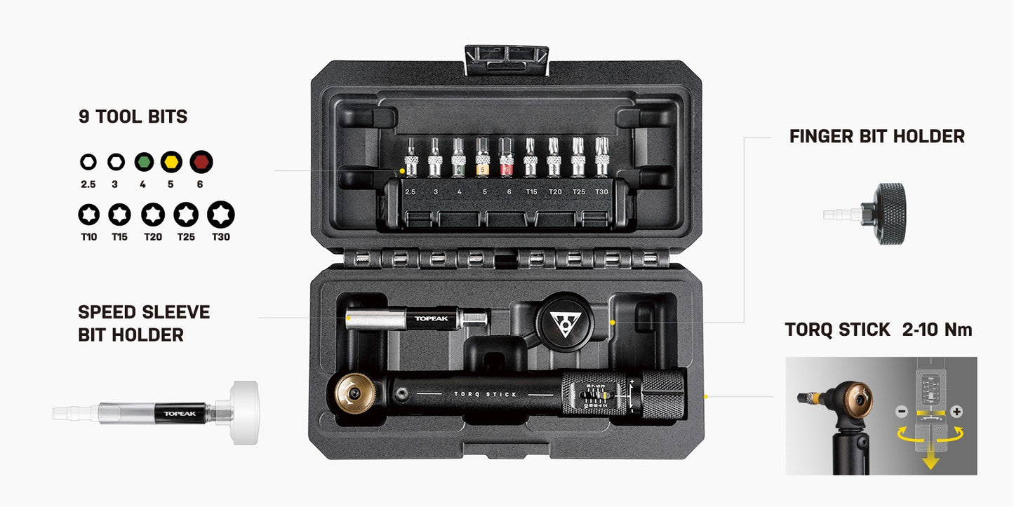Llave dinamométrica TOPEAK STICK PRO (2-10 Nm)