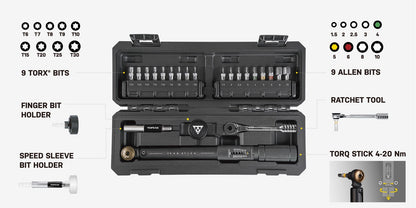 Llave Dinamométrica Torq TOPEAK STICK PRO (4-20 Nm)