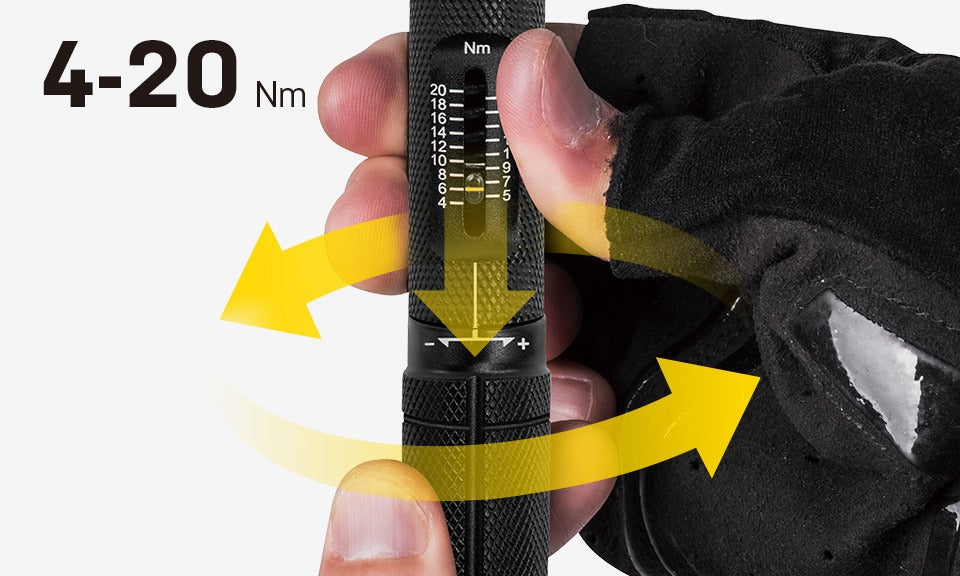 Llave dinamométrica TOPEAK STICK PRO (4-20 Nm)