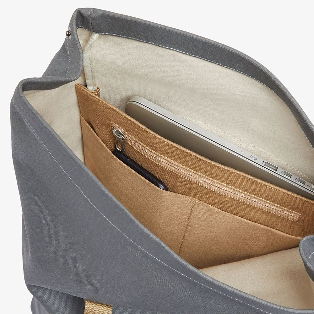 Mochila BROOKS PICKWICK ALGODÓN LONA 12L Gris