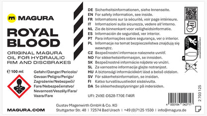 Líquido de Freno Mineral MAGURA ROYAL BLOOD (100 ml)
