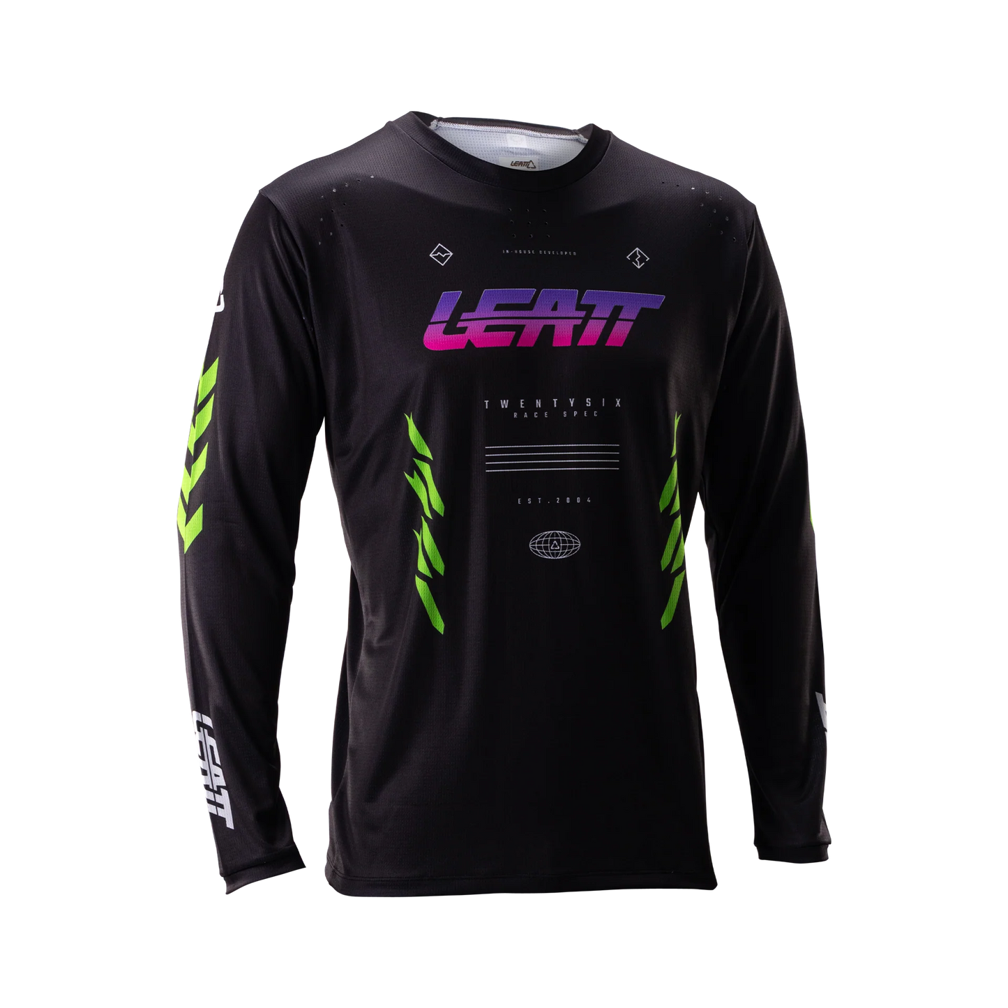 Maillot manga larga LEATT MTB GRAVITY 4.0 Negro/Morado