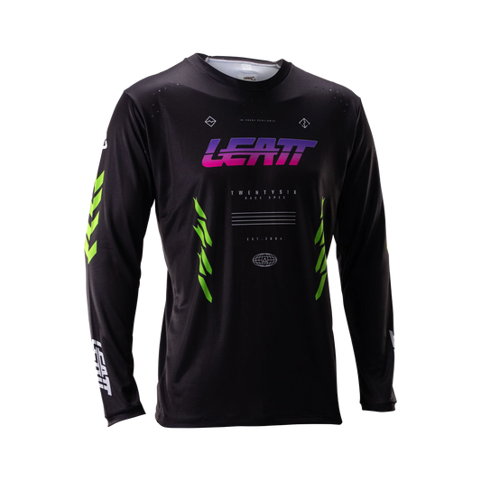 Maillot manga larga LEATT MTB GRAVITY 4.0 Negro/Morado