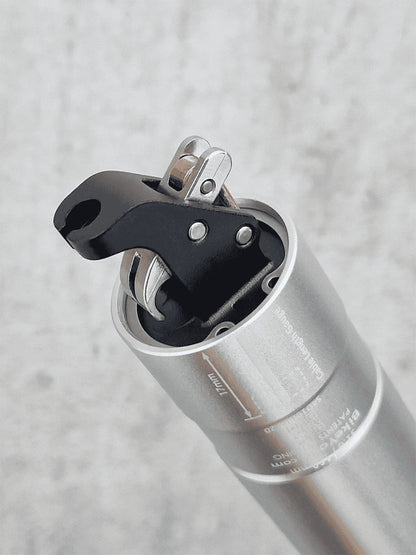 Tija de Sillín Telescópica BIKEYOKE REVIVE 3.0 - Edición Limitada Plata