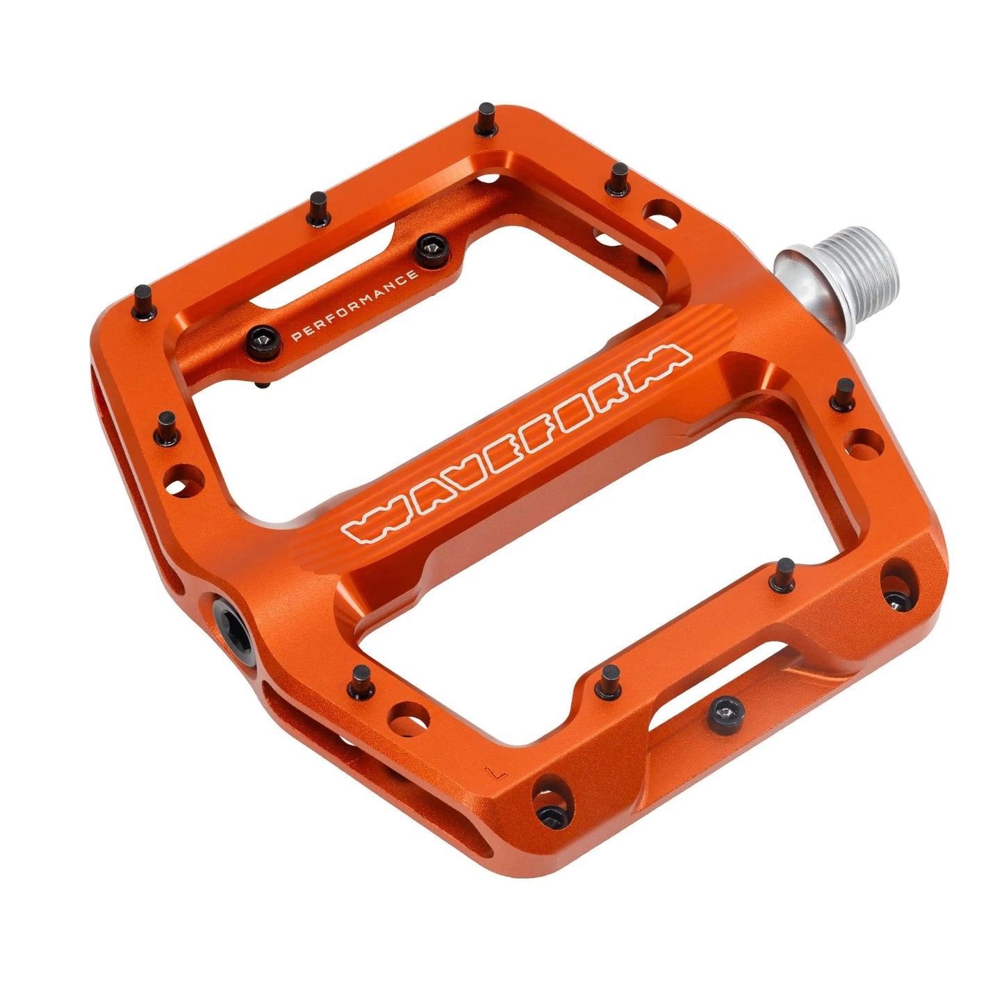 Pedales planos WOLF TOOTH WAVEFORM PERFORMANCE naranja