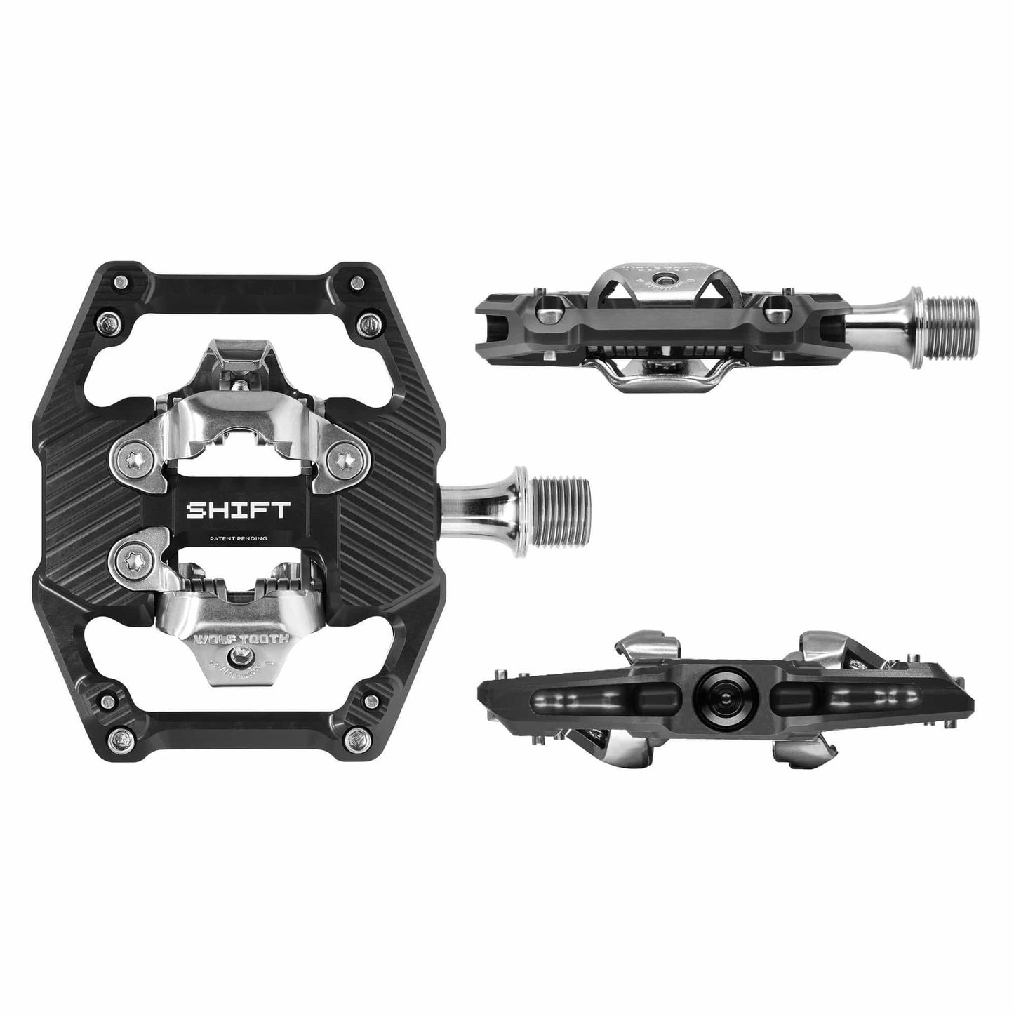 Pedales WOLF TOOTH GRAVITY CLIPLESS Negro