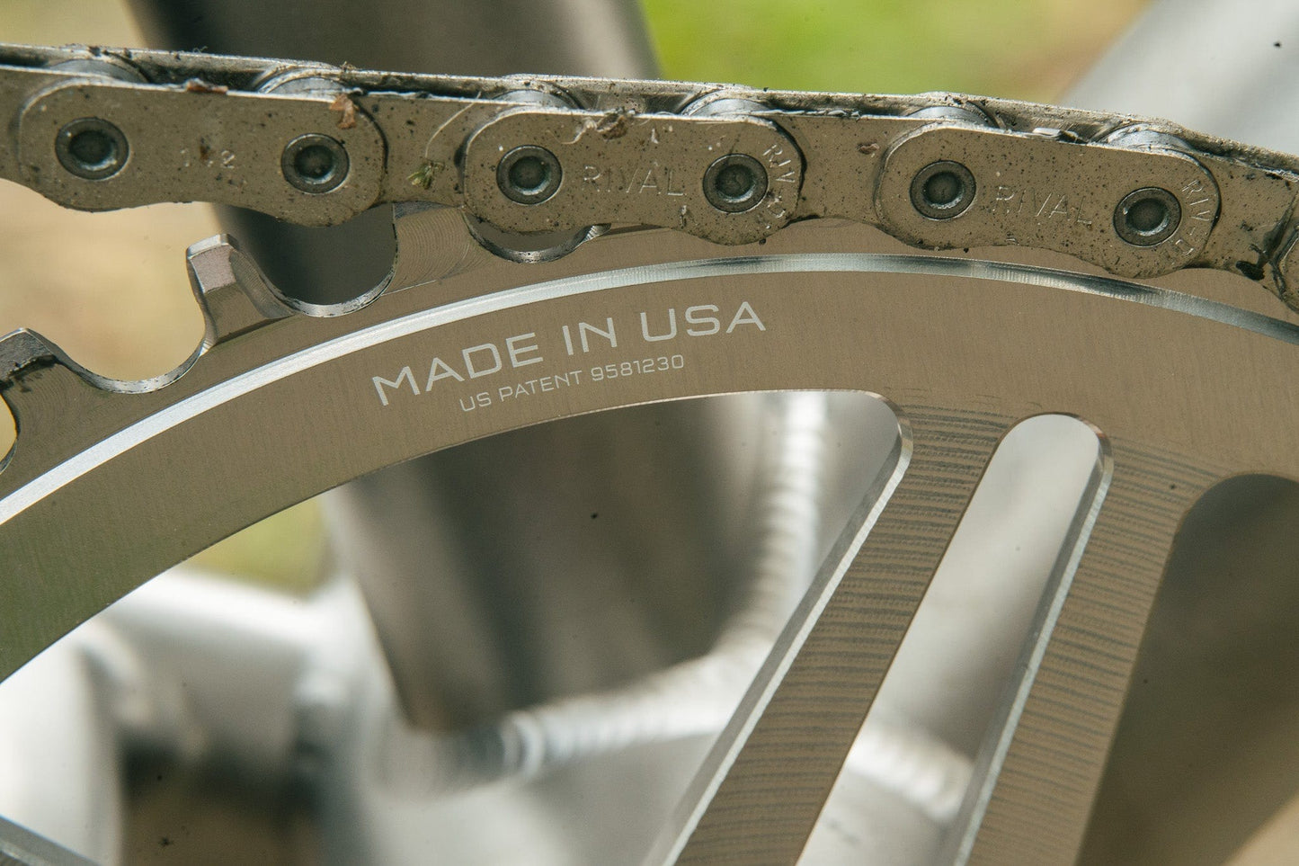 WOLF TOOTH BOOST Direct Mount SRAM Raw Silver Mono plato