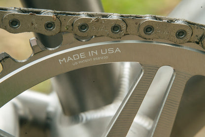 Plato Mono WOLF TOOTH DROP-STOP B DM 8 Tornillos Sram Eagle Boost Offset 0mm Raw Silver