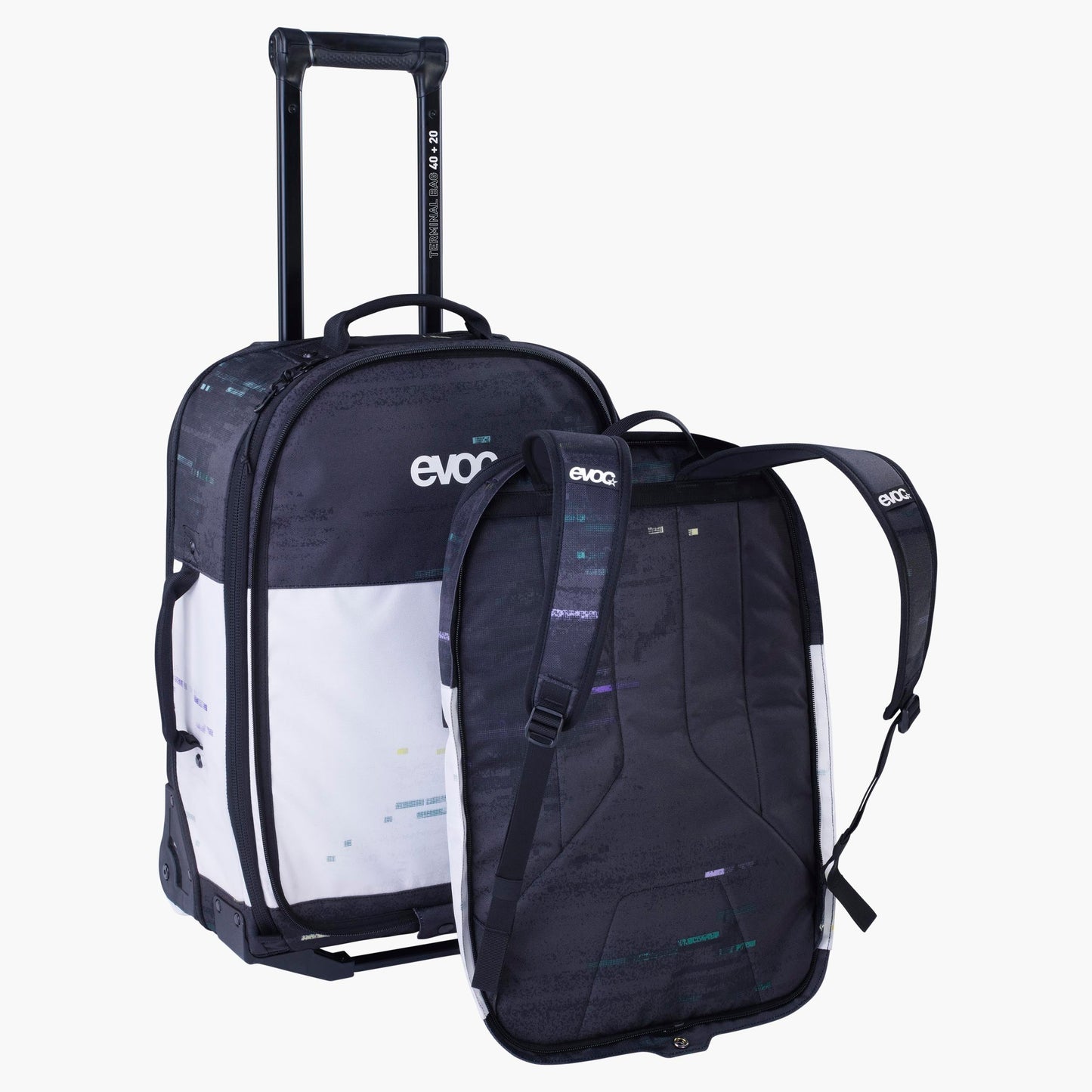 EVOC Trolley maleta 40L +20L Negro/blanco