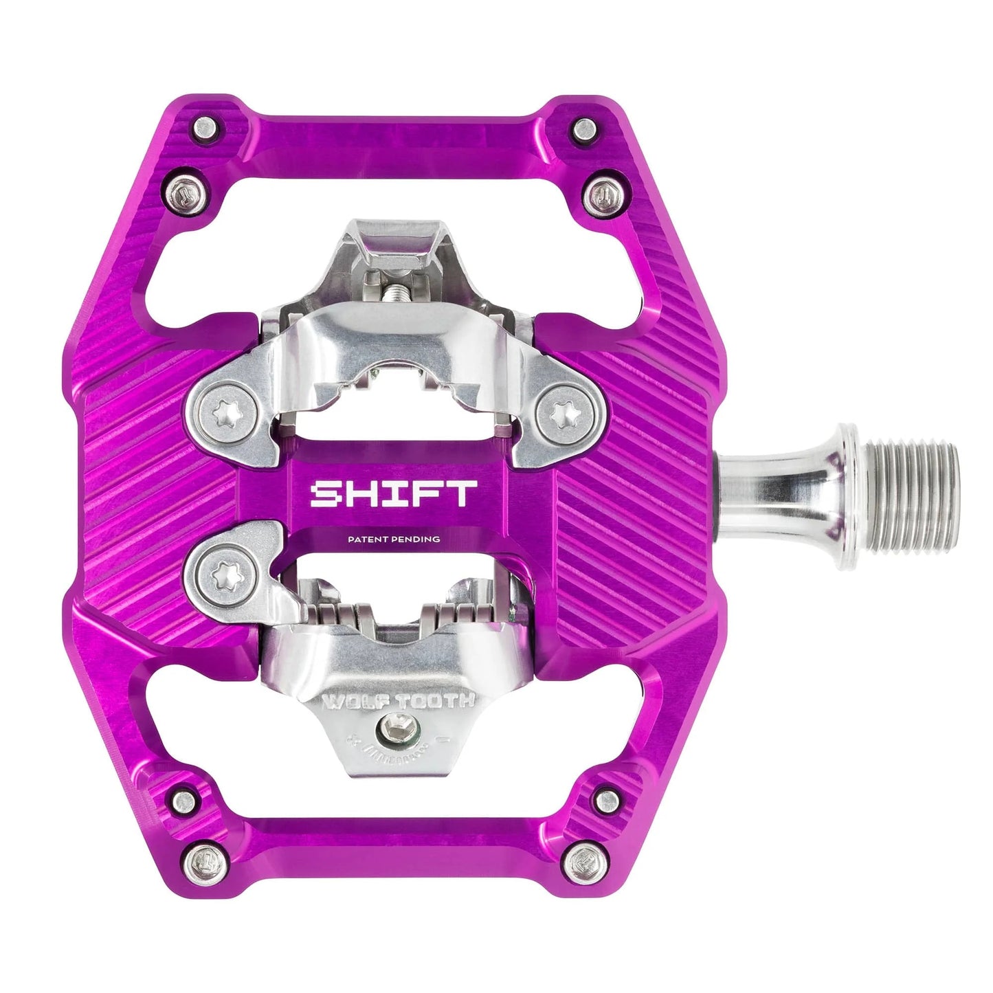 Pedales WOLF TOOTH GRAVITY CLIPLESS Violeta