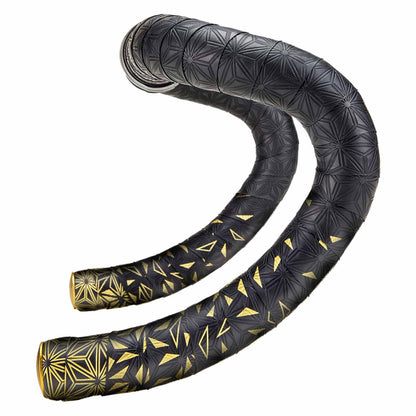 Cinta de manillar SUPACAZ SUPER STICKY KUSH STAR FADE Negro/Dorado