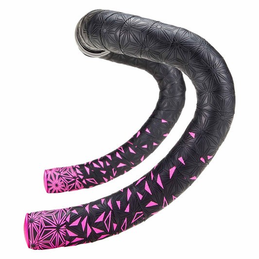 Cinta de manillar SUPACAZ SUPER STICKY KUSH STAR FADE Negro/Rosa