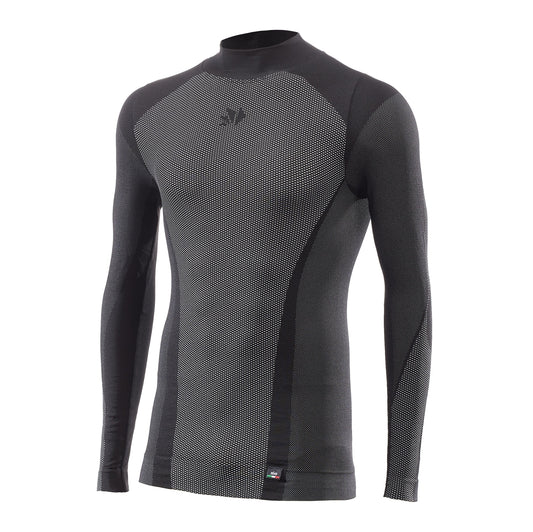 SIXS TS2 V2 Ropa Interior Manga Larga Carbono Negro
