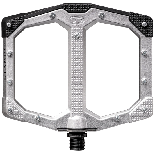 CRANKBROTHERS STAMP EVO Pedales planos plateados grandes