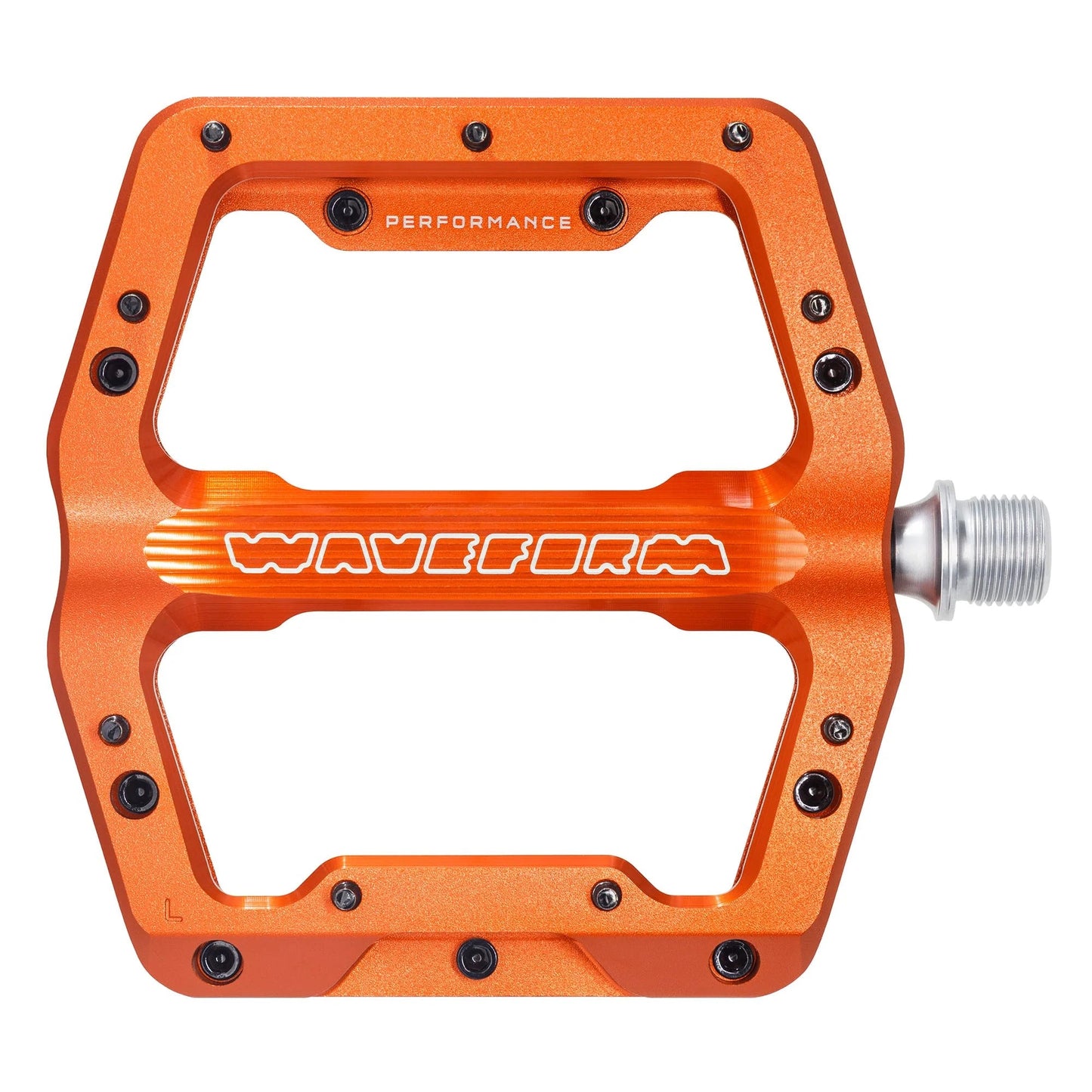 Pedales planos WOLF TOOTH WAVEFORM PERFORMANCE naranja