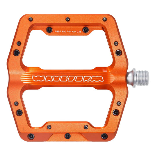 Pedales planos WOLF TOOTH WAVEFORM PERFORMANCE naranja
