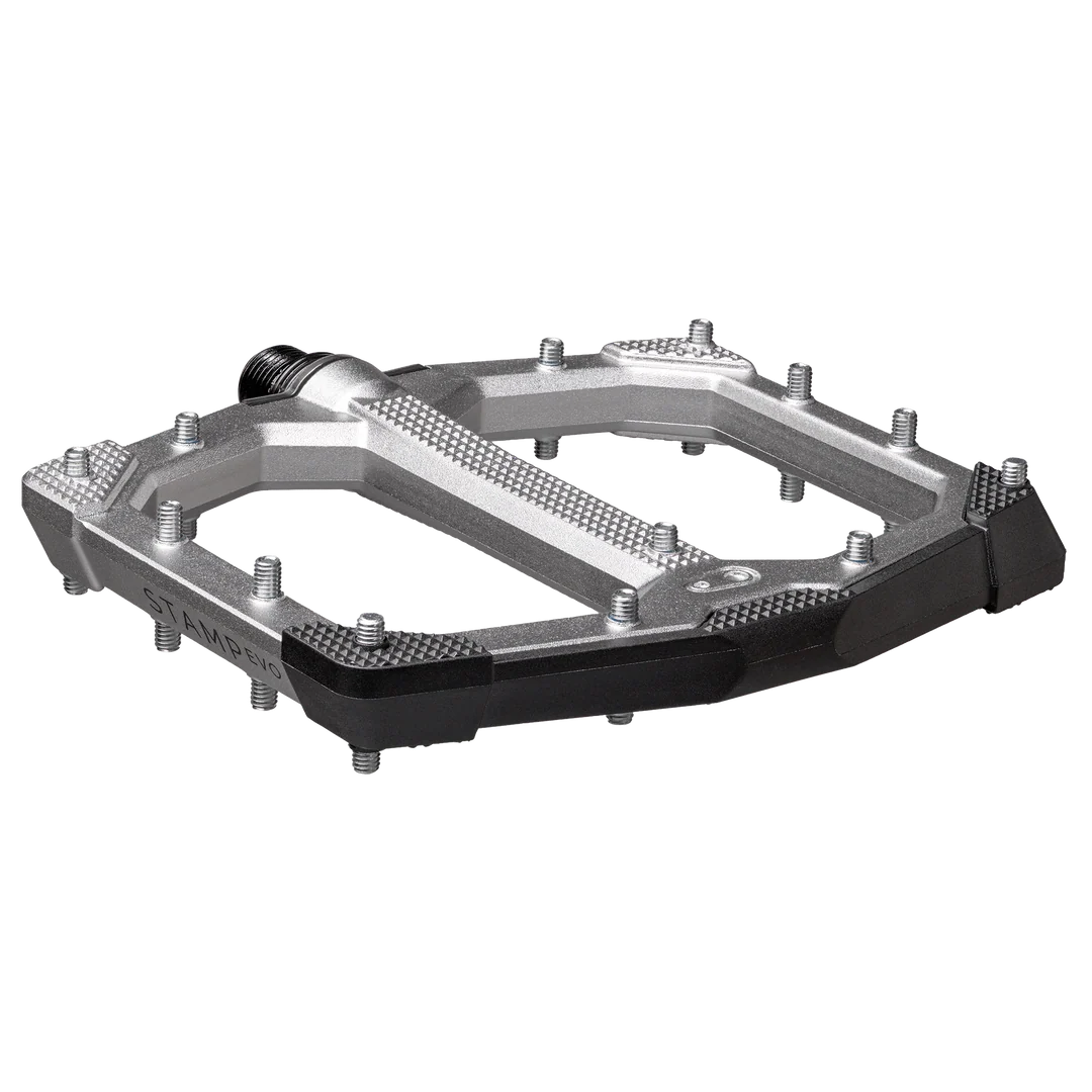 CRANKBROTHERS STAMP EVO Pedales planos plateados grandes
