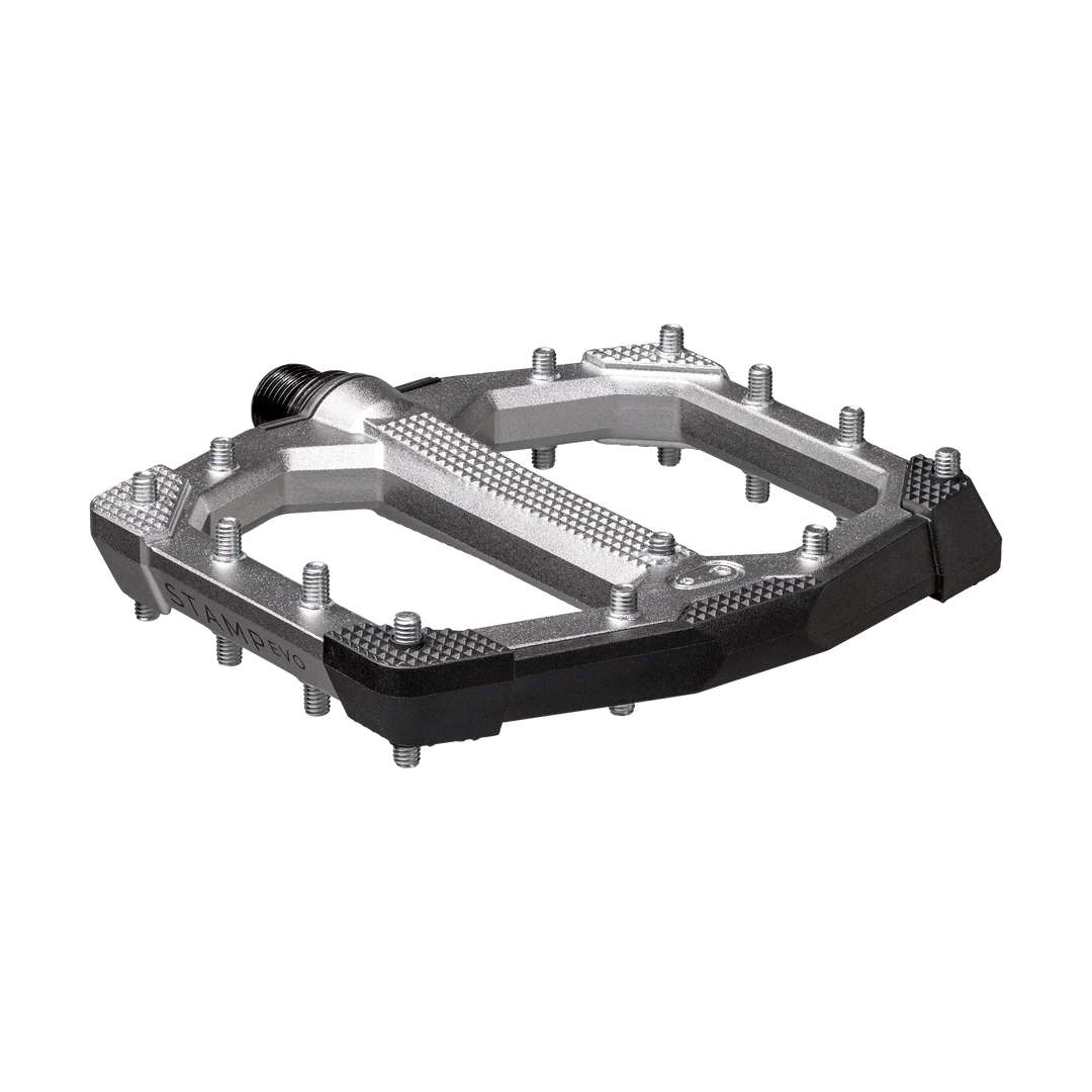 CRANKBROTHERS STAMP EVO Pedales planos pequeños Plata