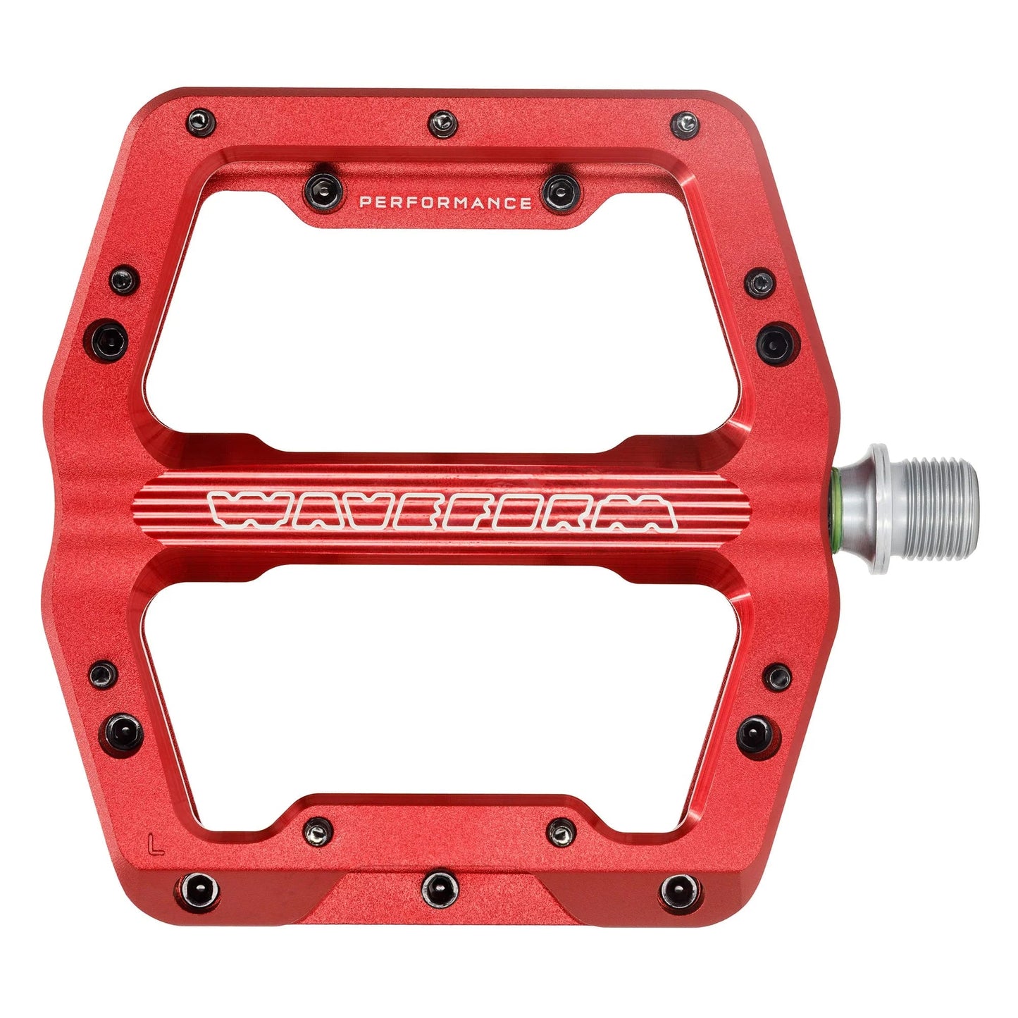 Pedales planos WOLF TOOTH WAVEFORM PERFORMANCE rojos