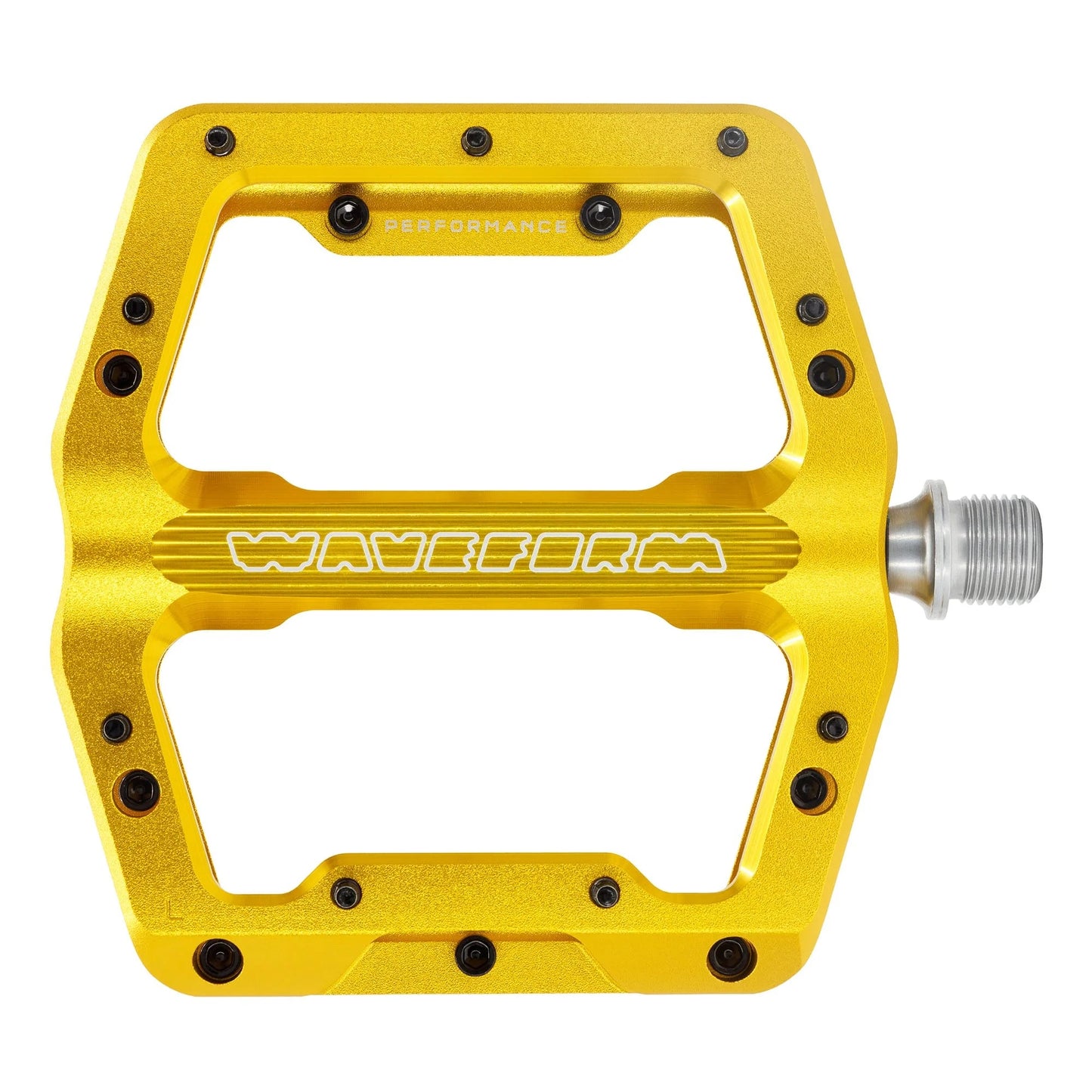 Pedales planos WOLF TOOTH WAVEFORM PERFORMANCE dorados