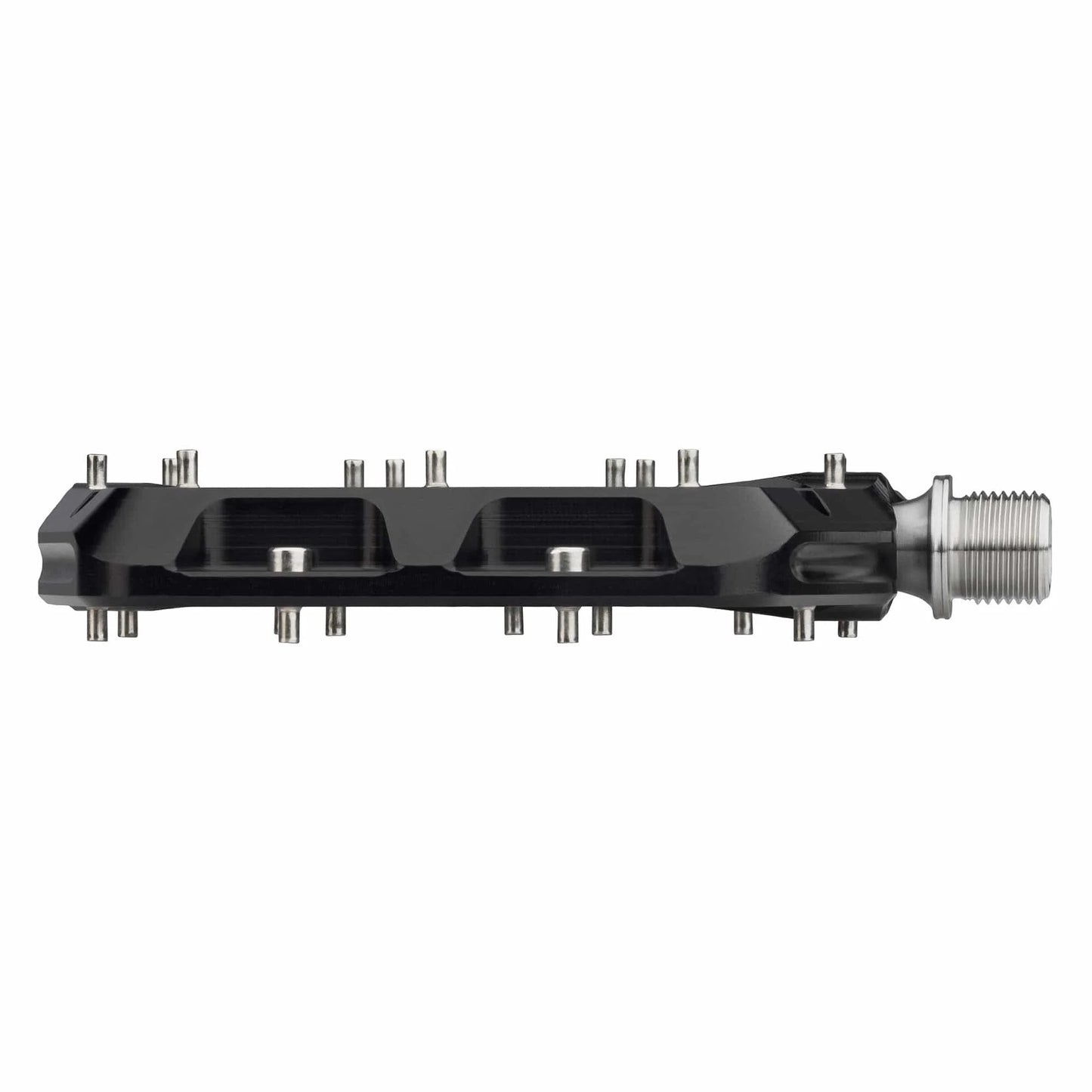 Pedales planos WOLF TOOTH WAVEFORM, grandes, negros