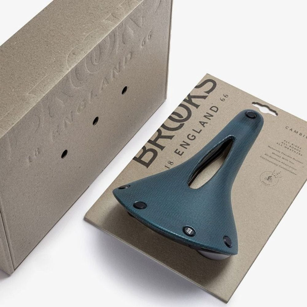 Sillín BROOKS CAMBIUM C17 TALLADO Azul