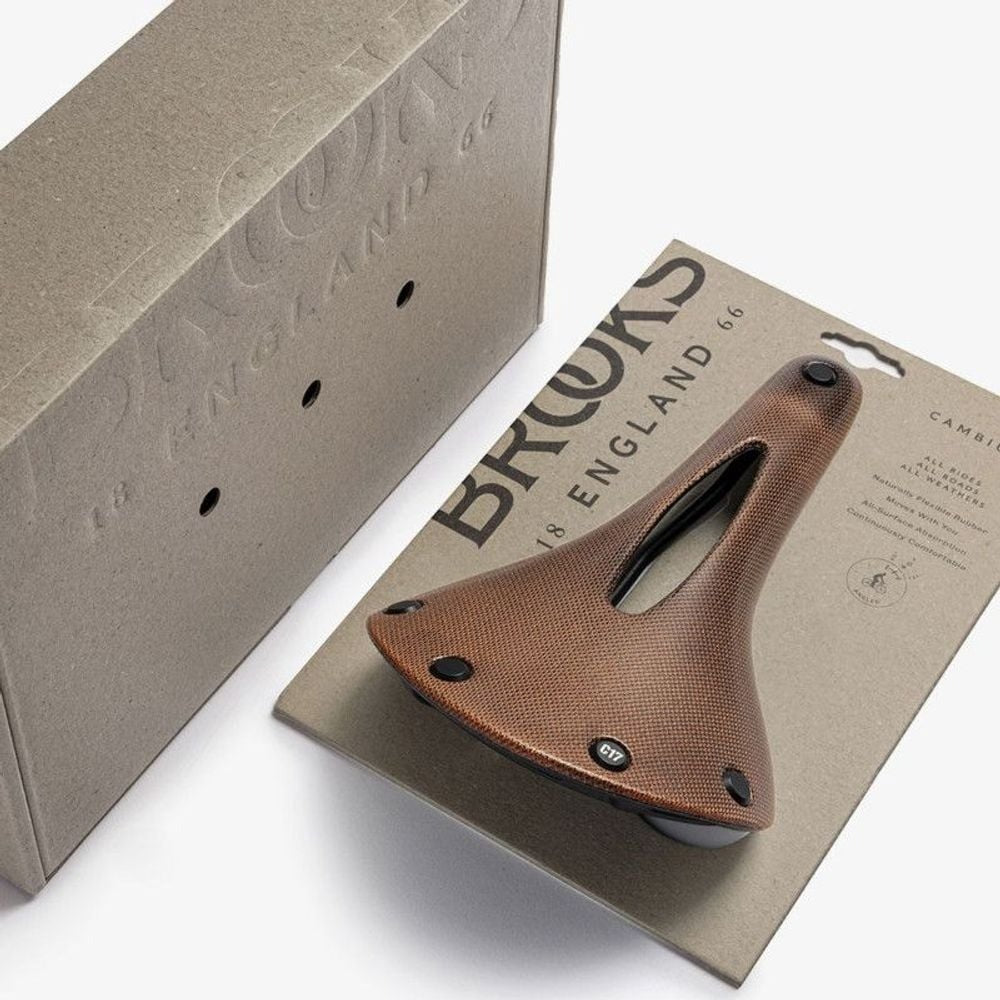 Sillín BROOKS CAMBIUM C17 TALLADO Marrón