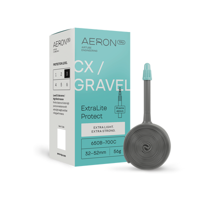 Cámara de Aire AERON ExtraLite Protect CX-Gravel 650b/700x32-52mm