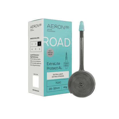 Cámara de Aire AERON ExtraLite Protect Válvula Alu Carretera 700x28-32mm