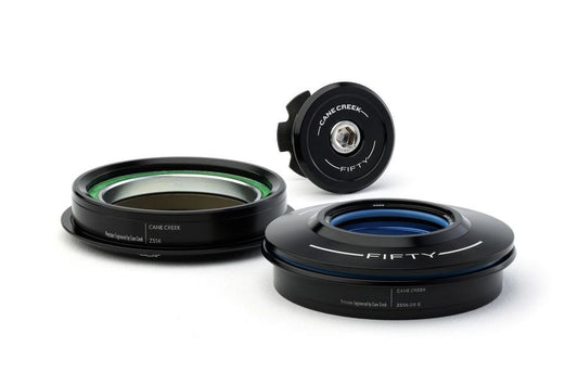 CANE CREEK 50 Juego de dirección cónico, 1 1/8" - 1.5", ZS56/28.6/H8 | ZS56/40/H4