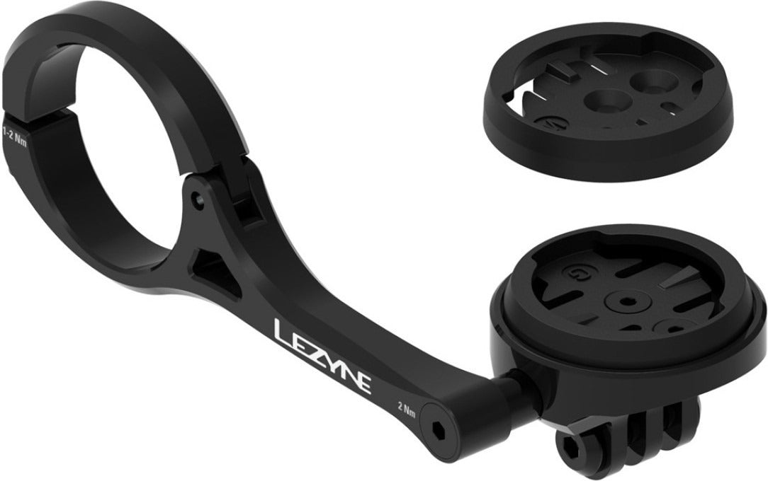 Soporte para manillar LEZYNE para GPS GARMIN/WAHOO/LEZYNE, negro