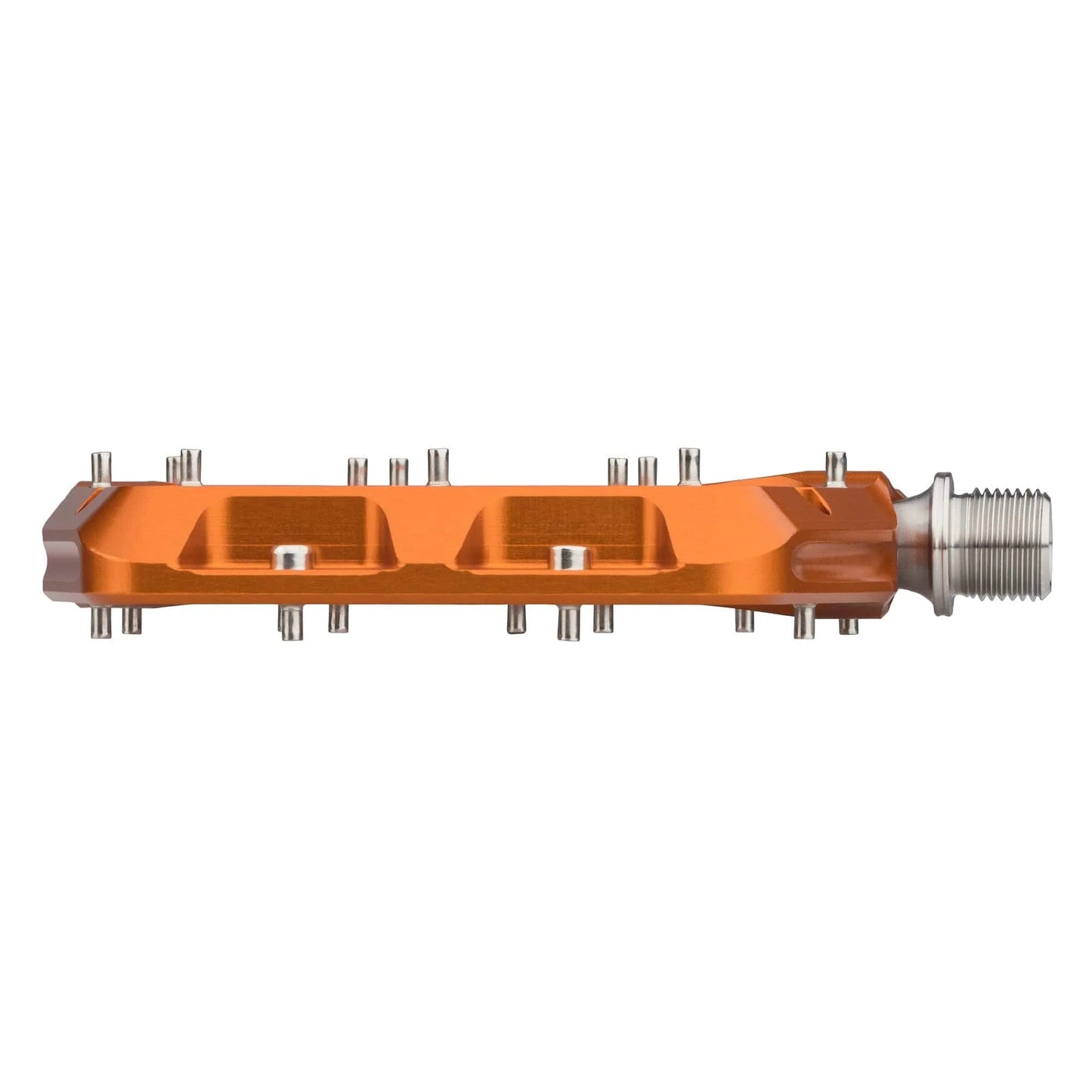 Pedales planos WOLF TOOTH WAVEFORM, grandes, naranja