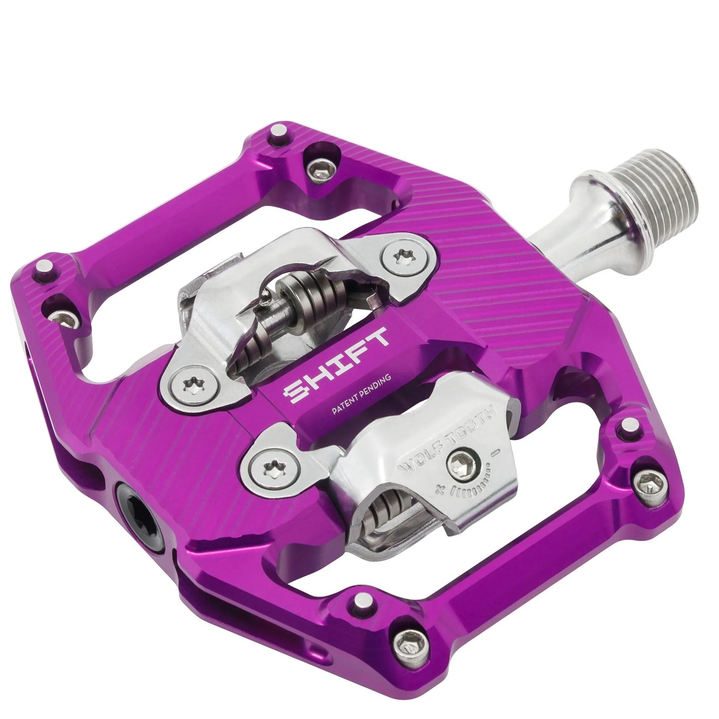 Pedales WOLF TOOTH GRAVITY CLIPLESS Violeta