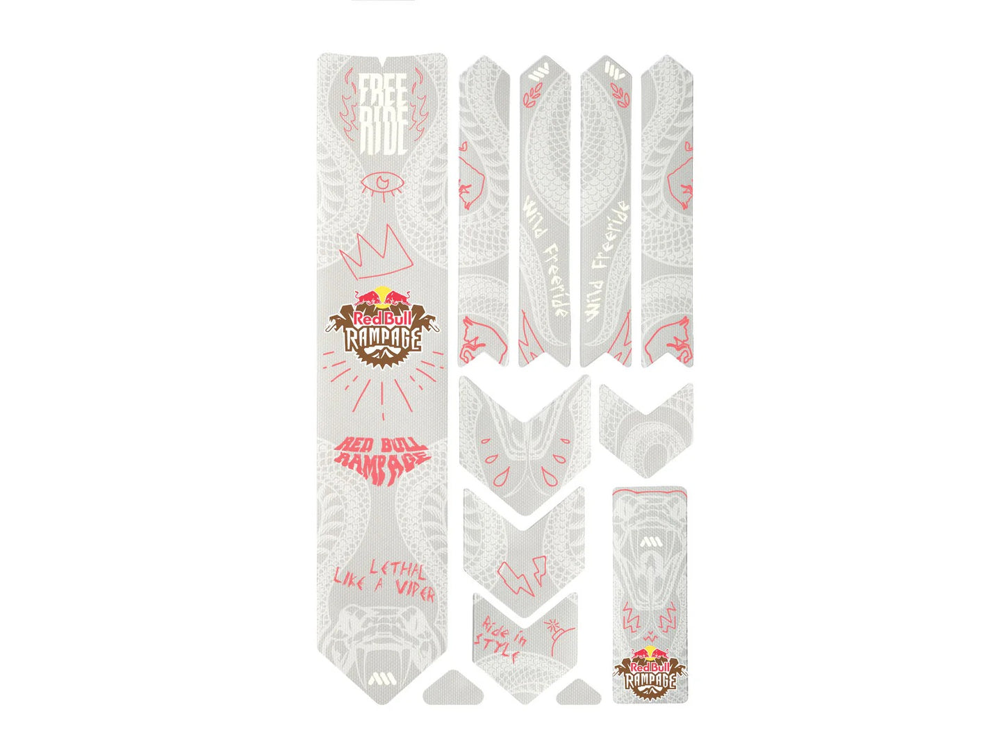 ALL MOUNTAIN STYLE EXTRA Protector de cuadro Red Bull Rampage Freeride Blanco