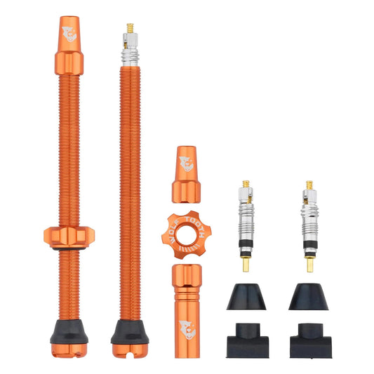 Juego de 2 Válvulas Tubeless WOLF TOOTH Naranja