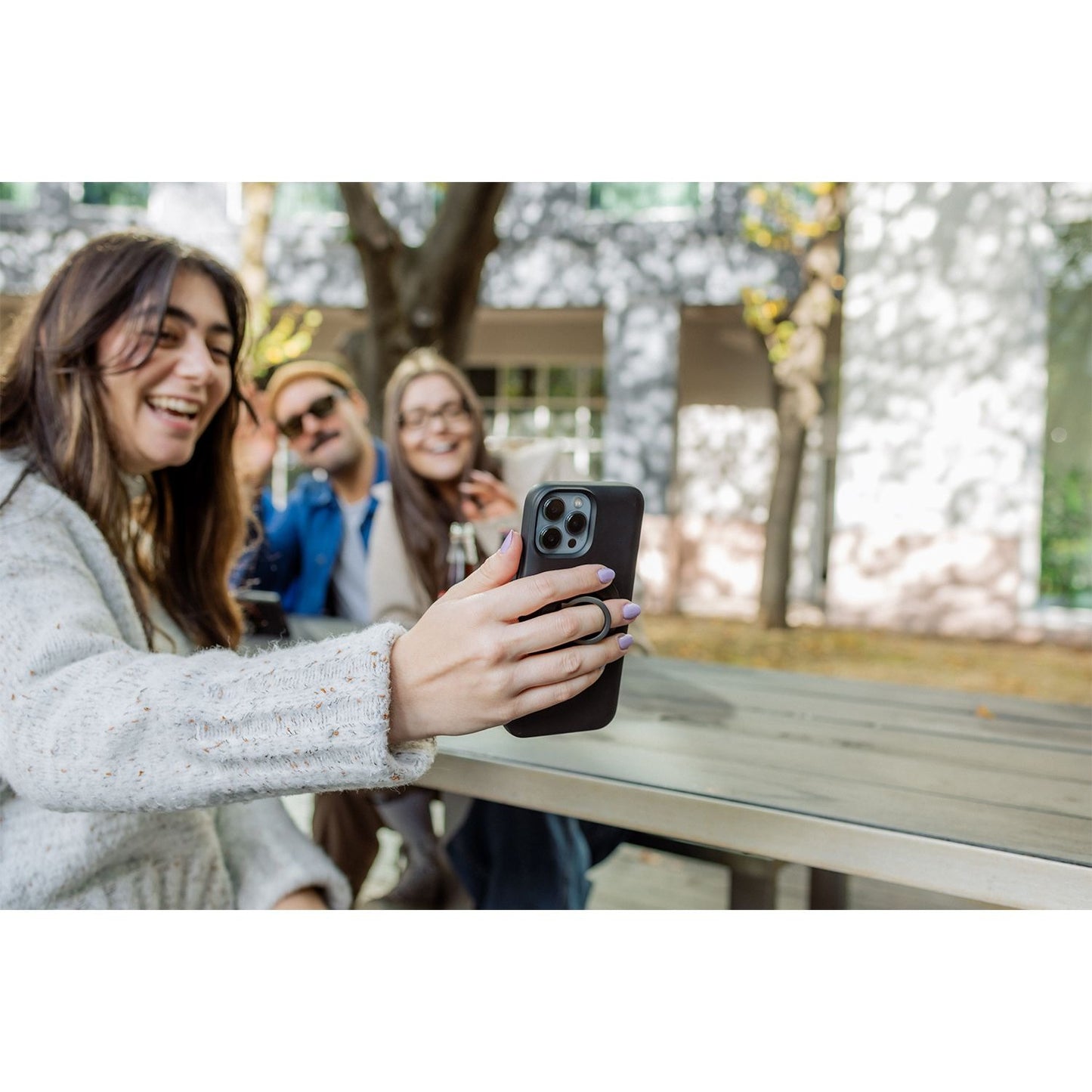 QUADLOCK anillo de teléfono y abridor de botellas
