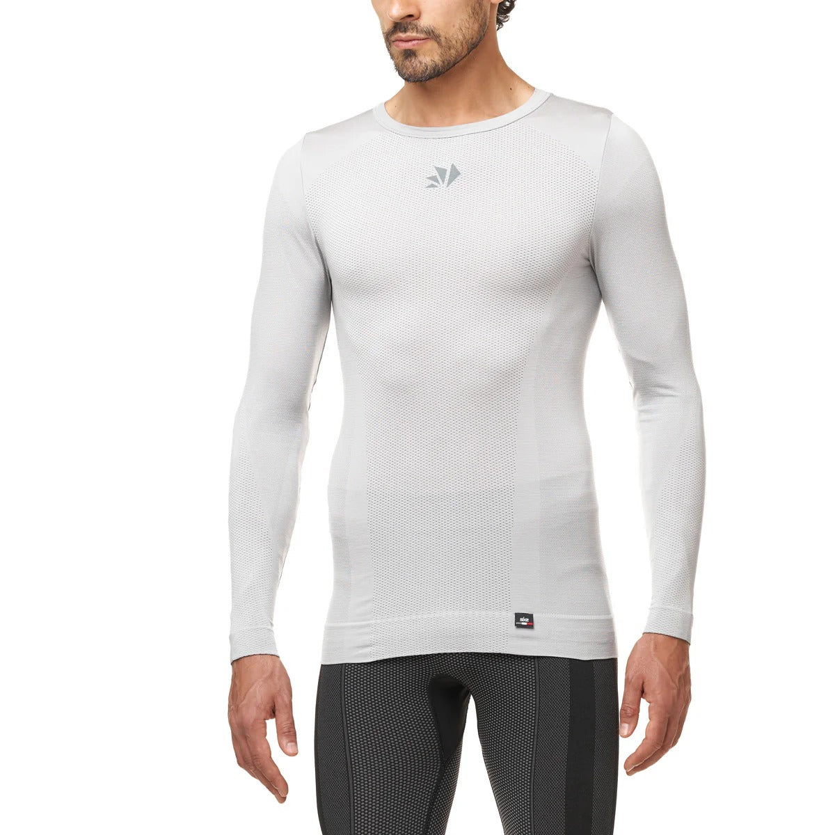 SIXS TS2 V2 Ropa interior de manga larga Negro Blanco