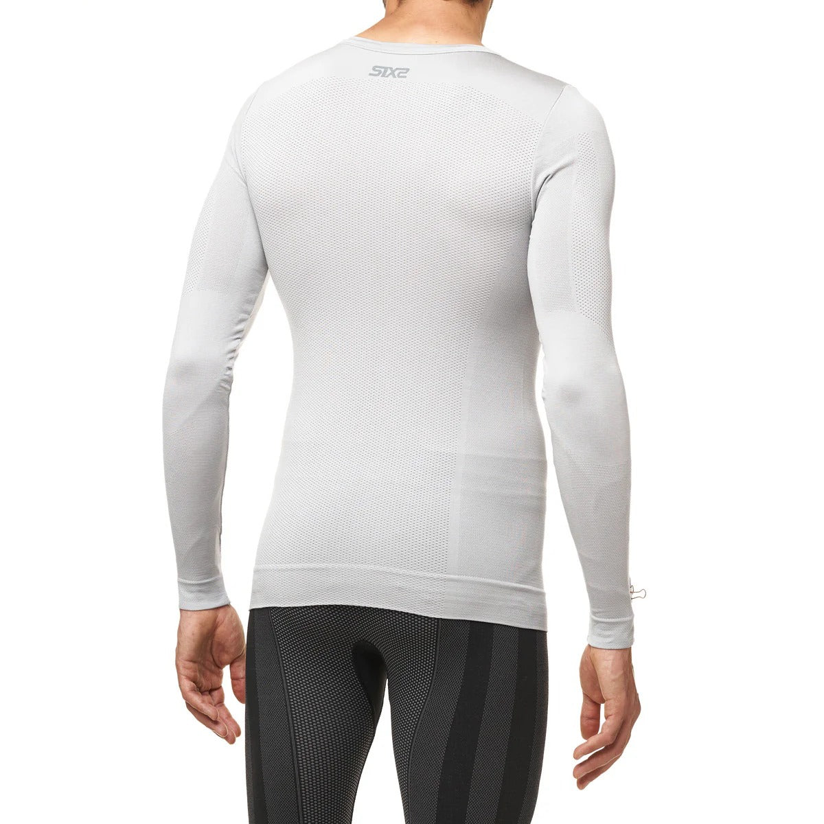 SIXS TS2 V2 Ropa interior de manga larga Negro Blanco
