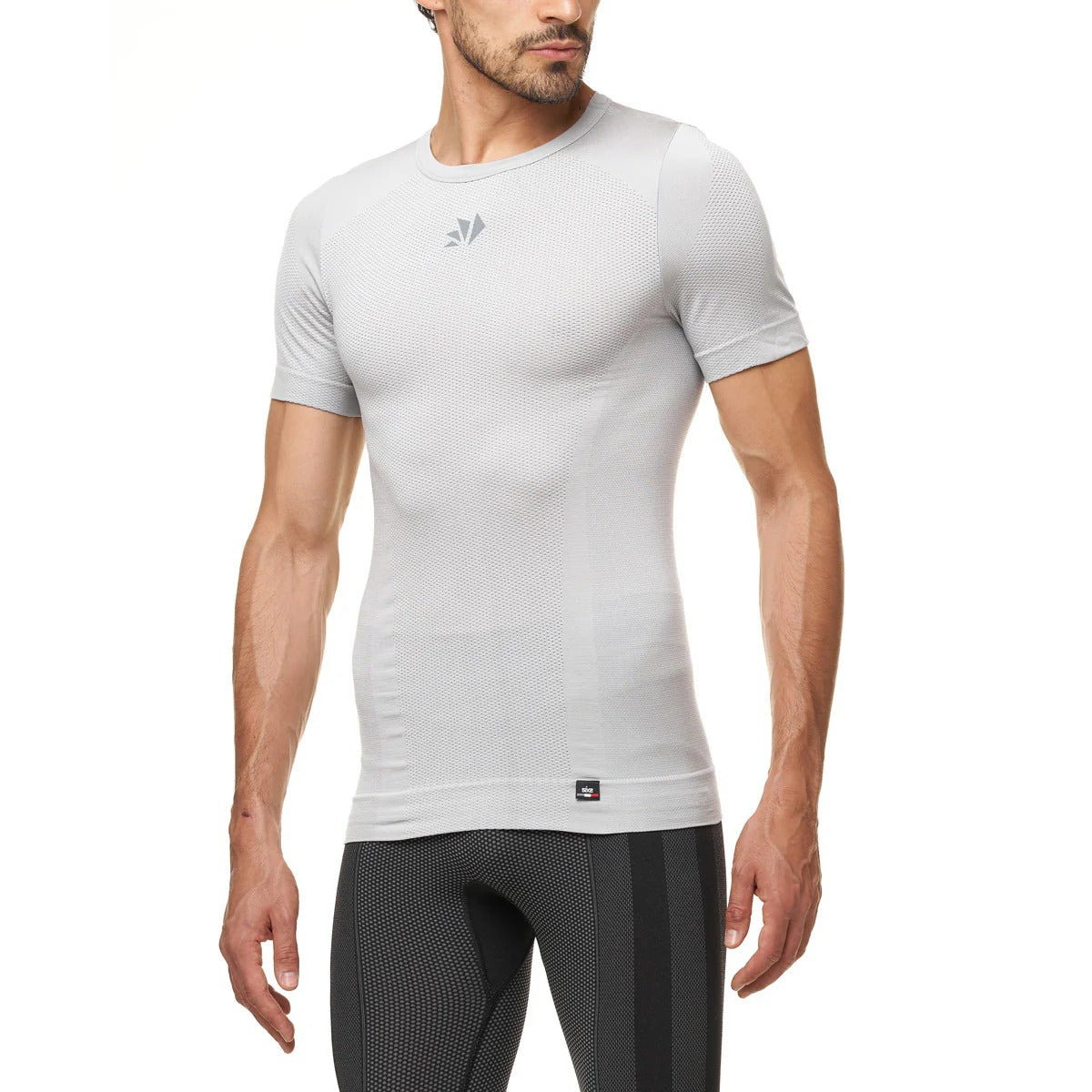 SIXS TS1 V2 Ropa interior de manga corta Negro Blanco