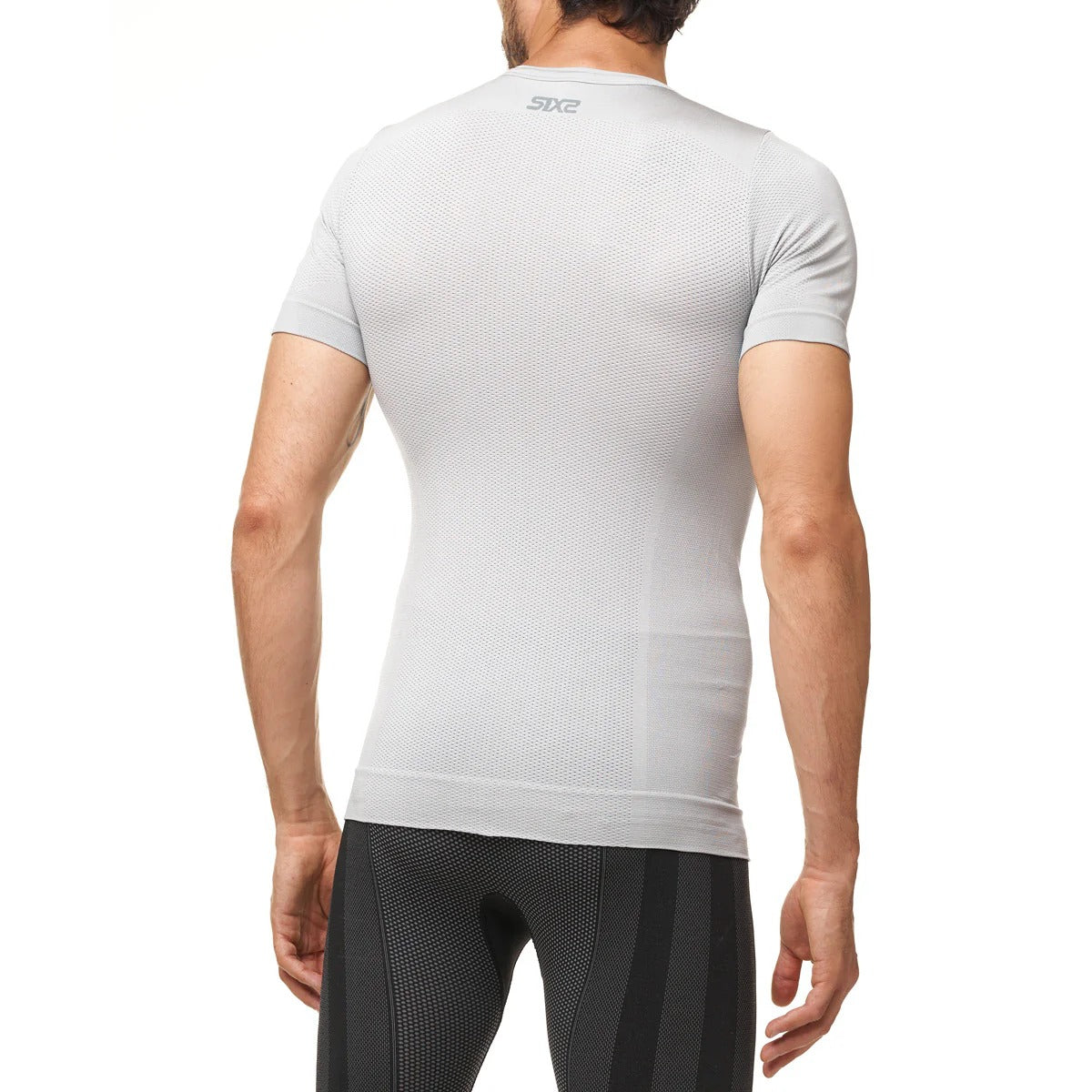 SIXS TS1 V2 Ropa interior de manga corta Negro Blanco