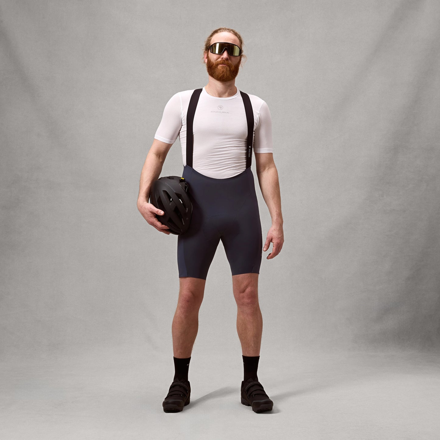 Culotte con tirantes ENDURA ALLTRACK RIDE Carbon Gris