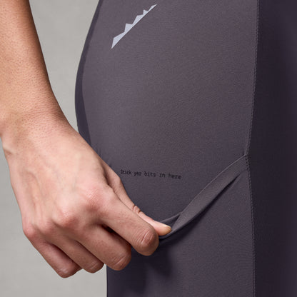 Culote Corto con Tirantes ENDURA ALLTRACK RIDE Mujer Carbon Gris