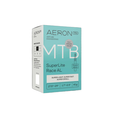 Cámara de Aire AERON SuperLite Race Válvula Alu MTB 27,5-29"x1,7-2,5"