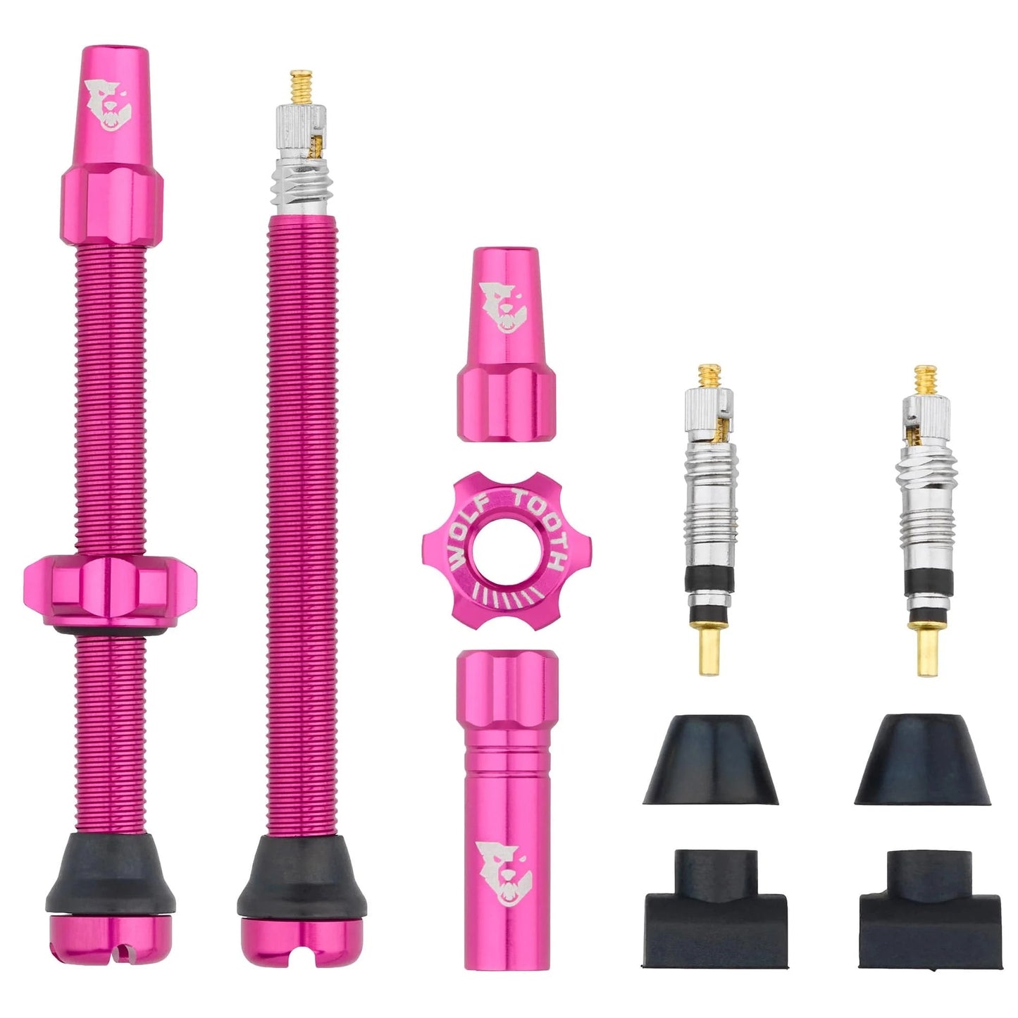 Juego de 2 Válvulas Tubeless WOLF TOOTH Rosa