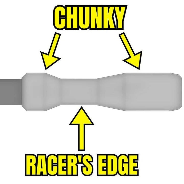 Puños ESI FIT CR (CHUNKY/RACER'S EDGE COMBO) 130 mm Azul claro