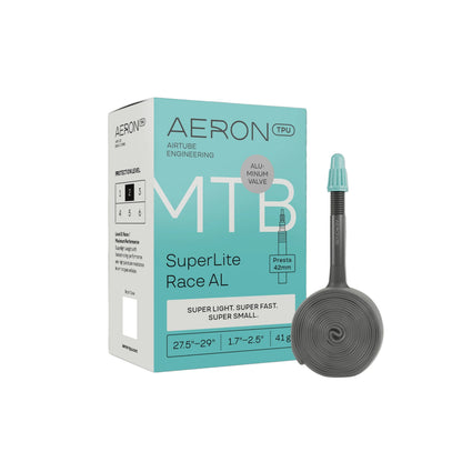 Cámara de Aire AERON SuperLite Race Válvula Alu MTB 27,5-29"x1,7-2,5"