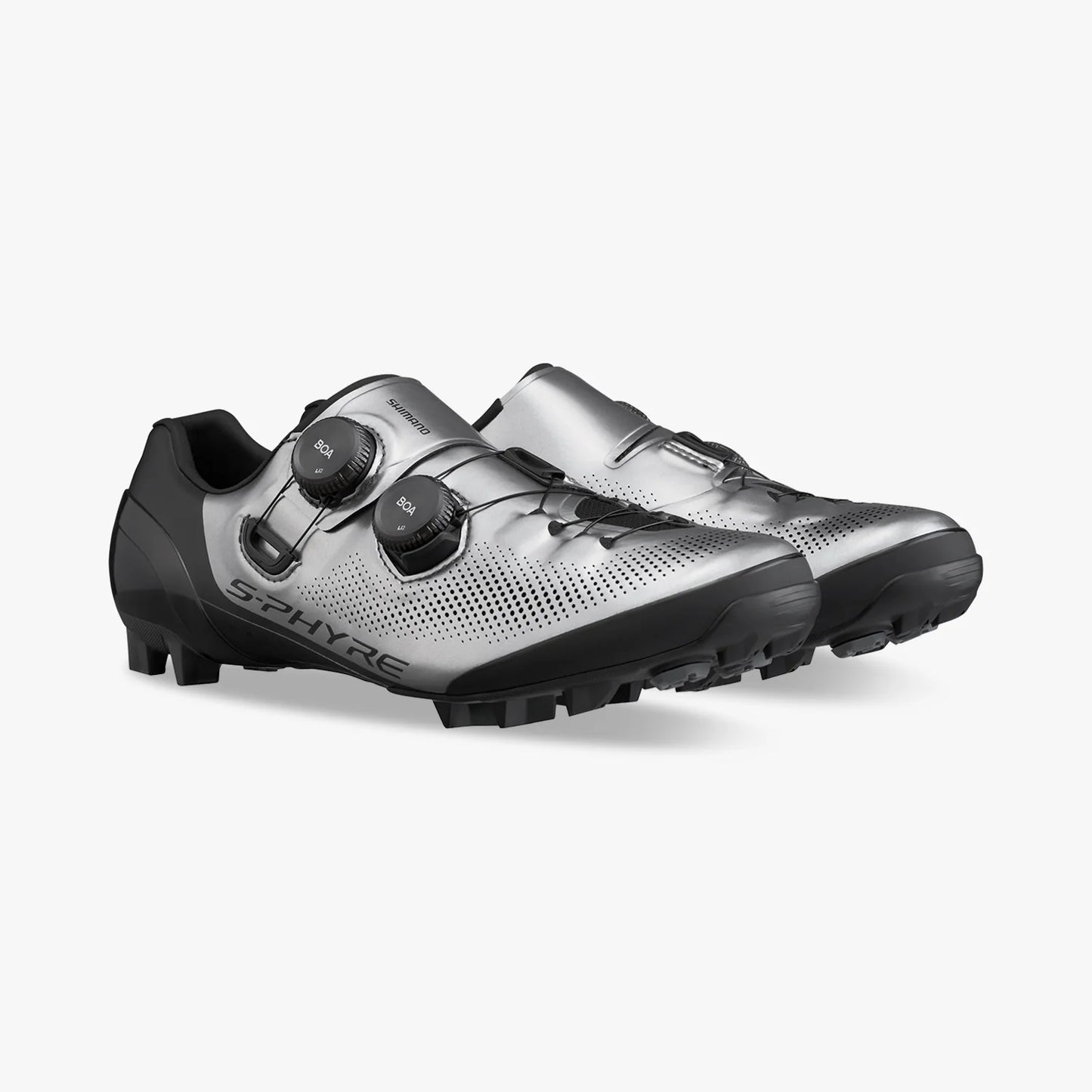 Zapatillas MTB SHIMANO XTR XC903S S-PHYRE Plateadas - Edición Limitada