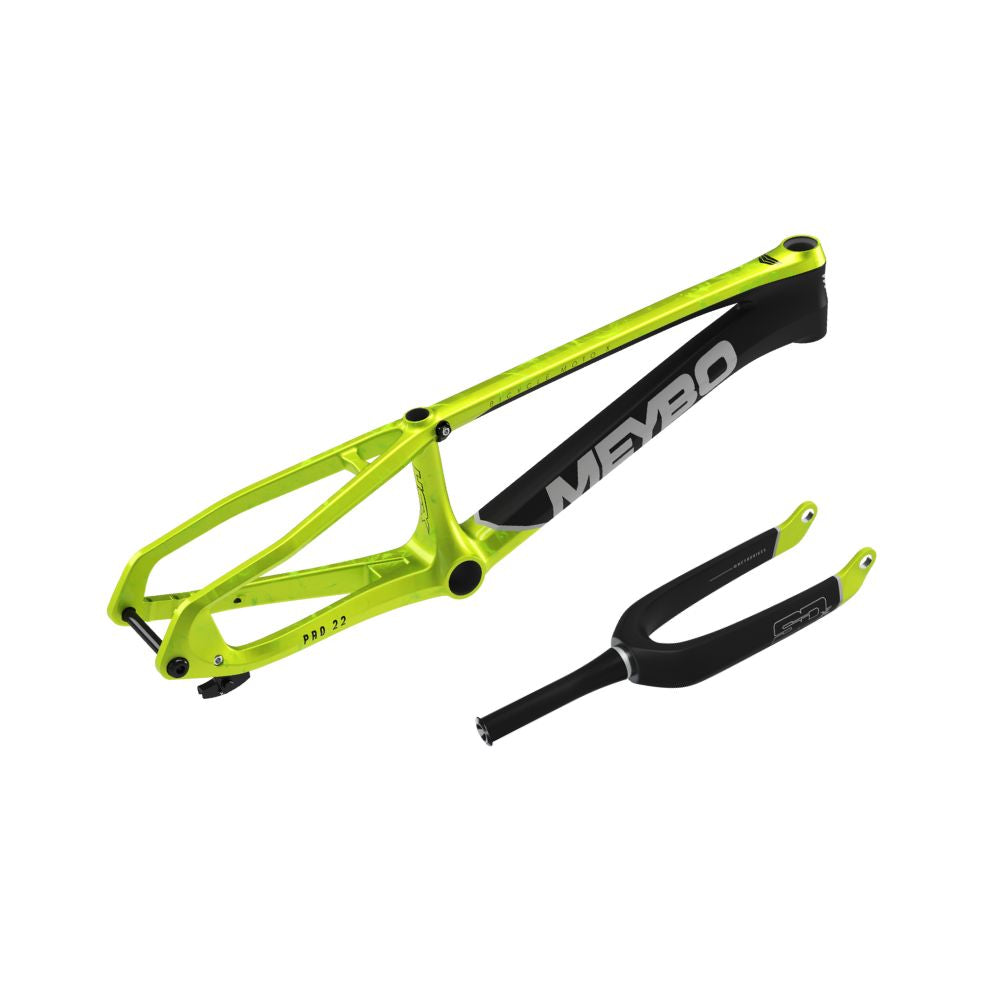 Kit Cuadro/Horquilla MEYBO HSX Carbono 2026 Verde Flúo/Negro